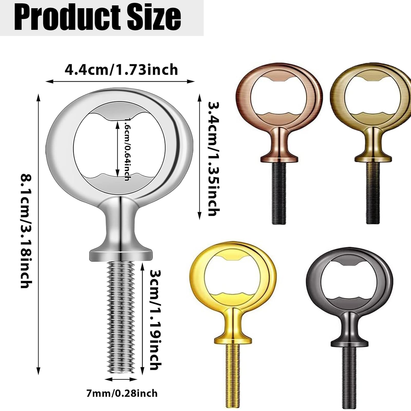 Lot De 7 Décapsuleurs En Métal Vierges En Acier Inoxydable - Kit De Décapsuleur De Bière Pour Fête De Vin