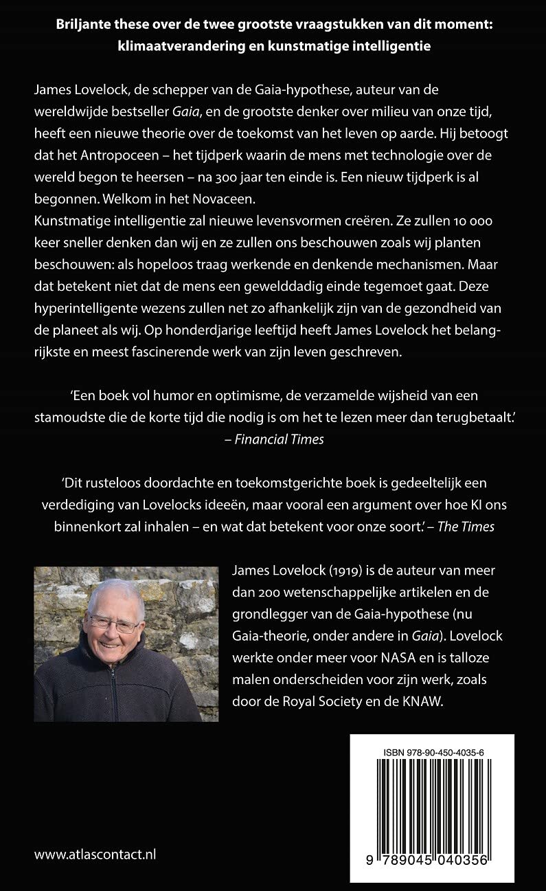 Libro: Welkom in het Novaceen: hyperintelligentie, Gaia en de mens 3 Libro: Welkom In Het Novaceen: Hyperintelligentie, Gaia En De Mens