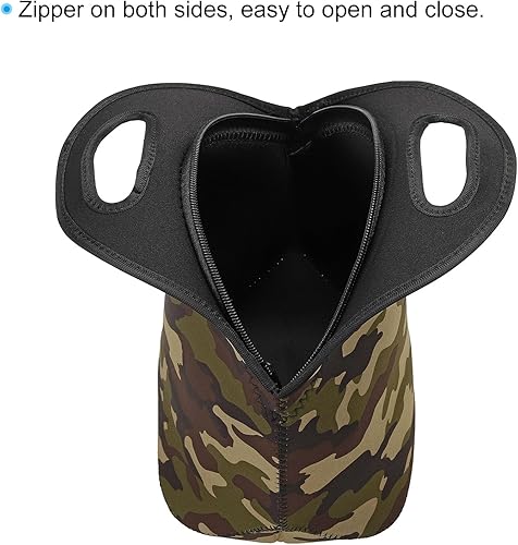 Miniatura 3 de PATIKIL Bolsas de almuerzo de neopreno, bolsas de almuerzo aisladas de 12 x 6 x 12 pulgadas, bolsas Bento reutilizables, bolsa térmica para el