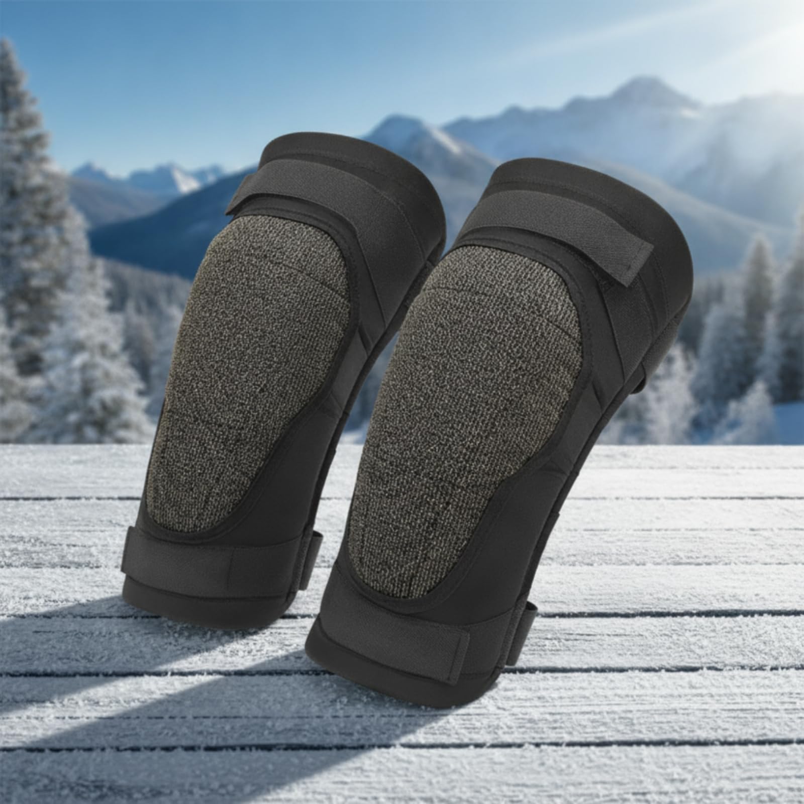 Rodilleras Esquí Antimpacto Rodilleras con Espuma EVA Ligero Procciones para Snowboarrs