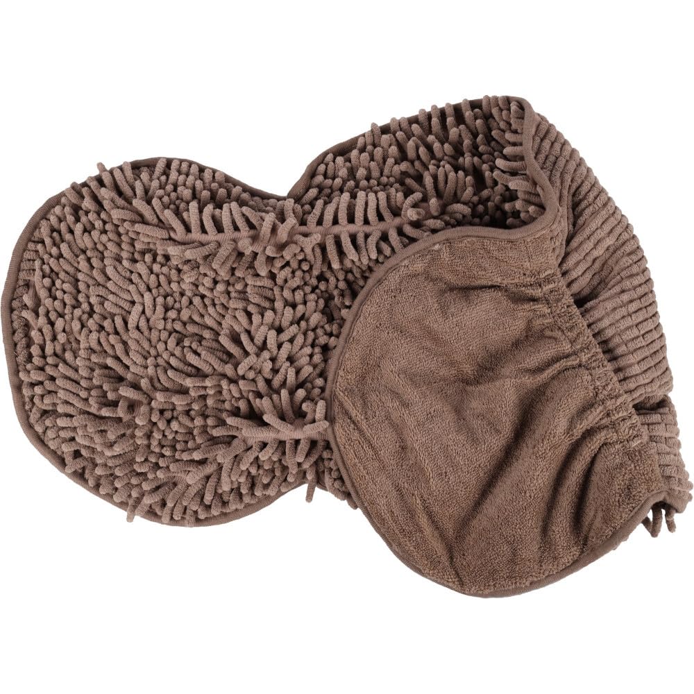 Flamingo Pakka Taupe Ręcznik dla psa - 80x30x2,5cm - Super chłonny - Miękka mikrofibra