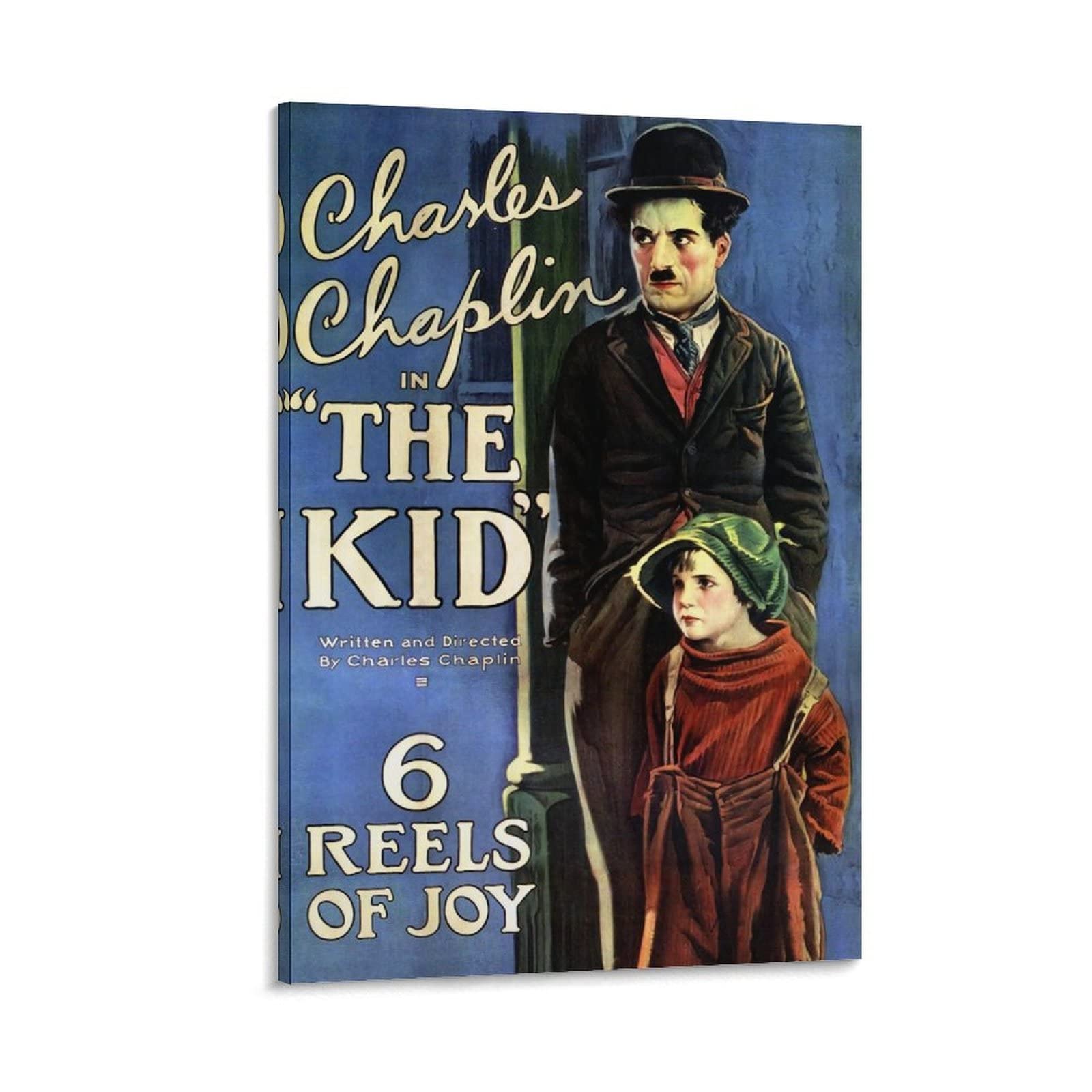 The Kid - Poster con stampa artistica da parete, stile classico vintage e commedia, poster moderni per camera da letto, 60 x 90 cm