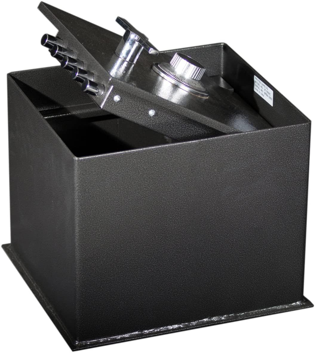 Protex IF-1500C In-Ground Floor Safe – Medium In-Ground Security Safe with 1/2" Steel Door, 5 Locking Bolts, Anti-Theft Design