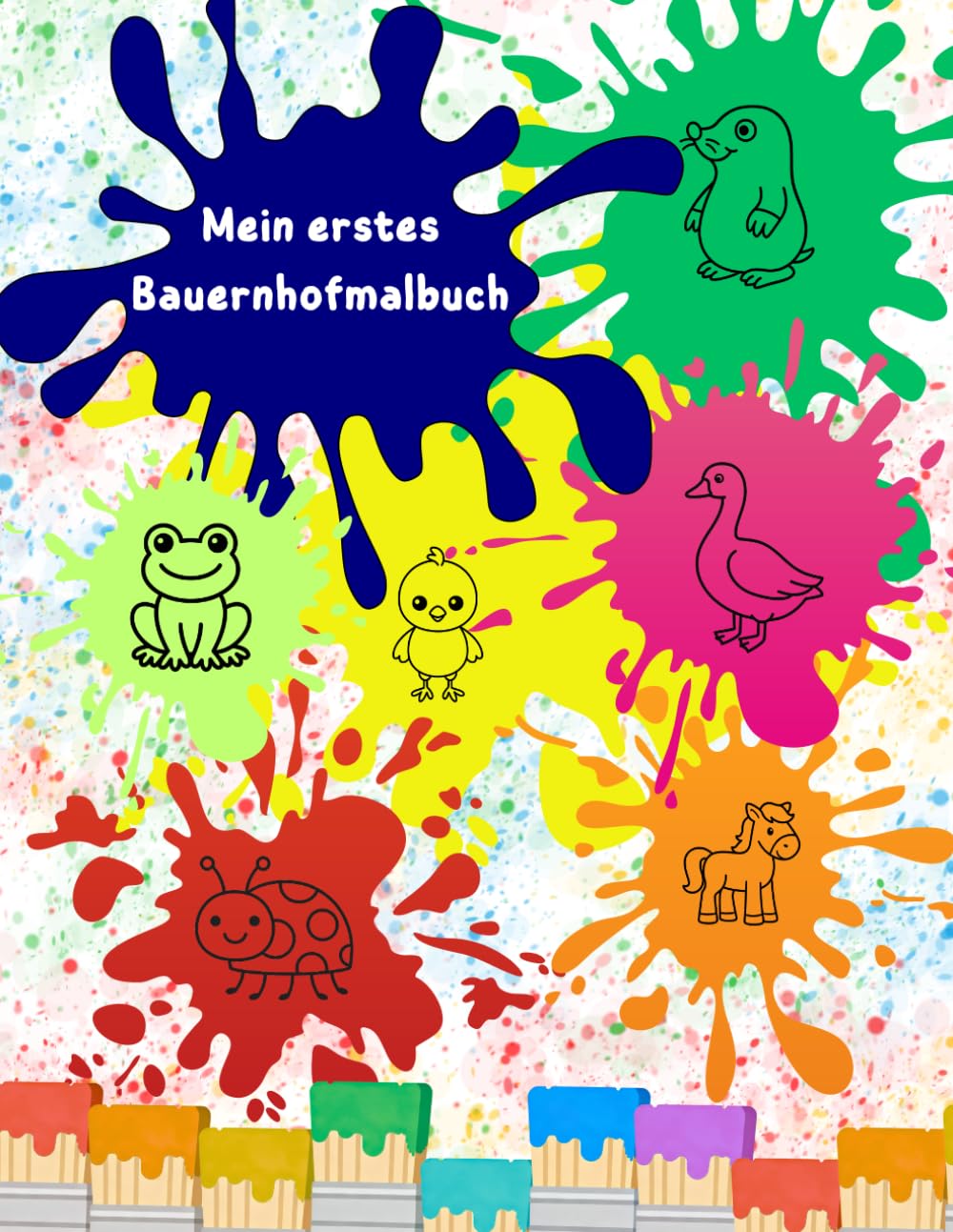 Mein ertes Bauernhofmalbuch (Die schönsten Kindermalbücher)