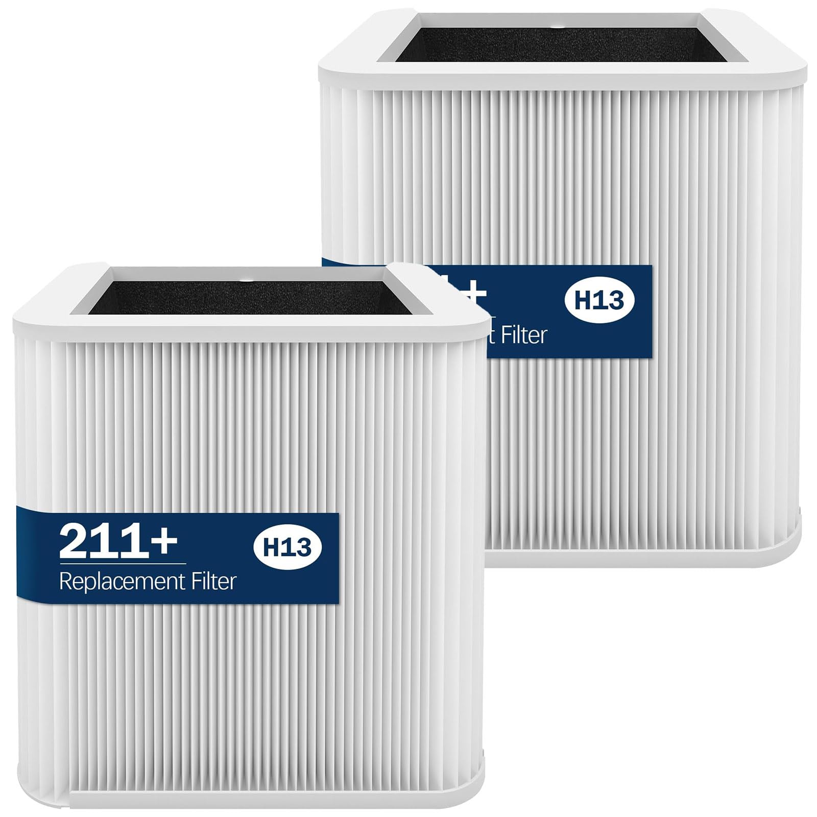 Aiyawen Blue 211+ Replacement Filter Compatible With Pure 211+ Air Purifier,H13 True Hepa Filter And Activated Carbon Filter,2 Pack
