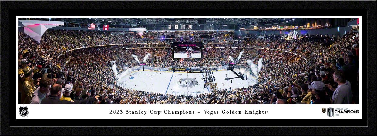Vegas Golden Knights, 2023 Stanley Cup Champions - Unframed 40 x 13.5 Poster by Blakeway Panoramas