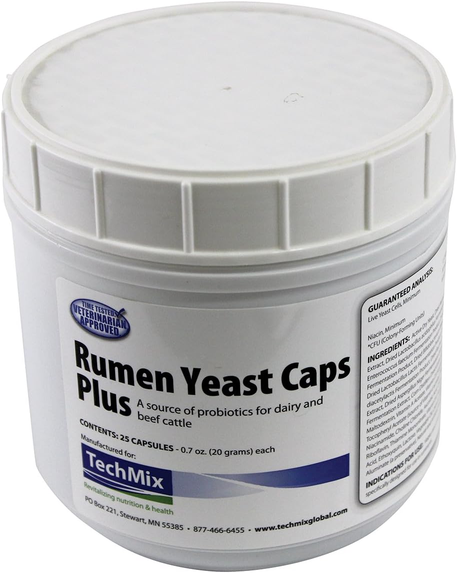 Rumen Yeast Caps, 25 Tablets