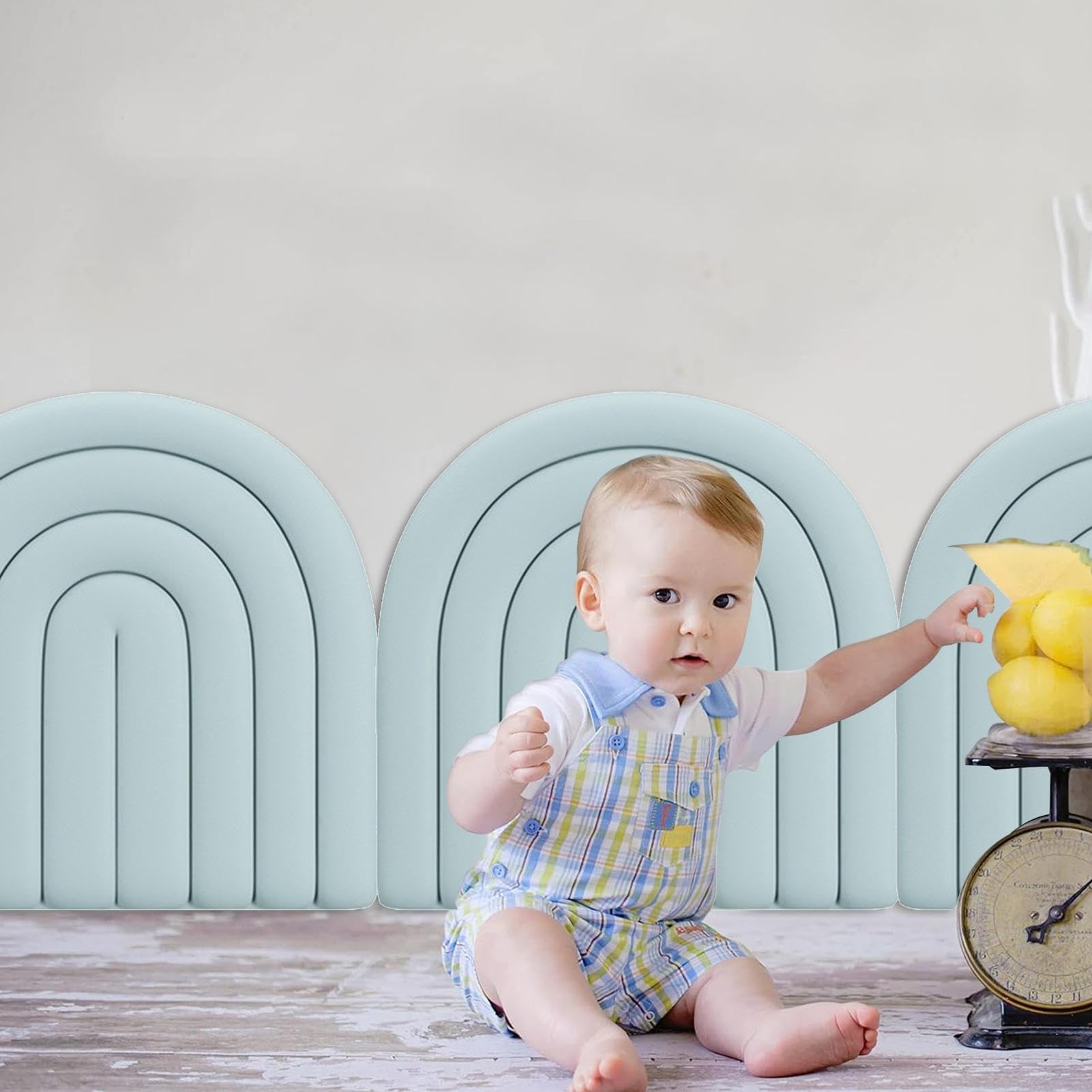 Imbottitura da parete anti-collisione, adesivi da parete anti-collisione, tappetini da parete per cameretta dei bambini, testiera decorativa per camera da letto/soggiorno, cameretta dei bambini