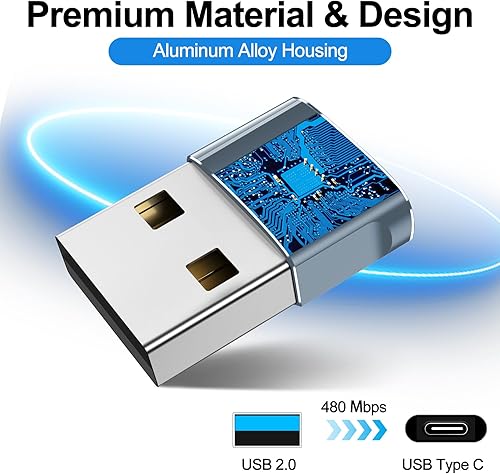 Miniatura 6 de Paquete de 4 adaptadores USB C a USB (paquete de 2) y adaptador USB C a USB C (paquete de 2) y adaptador USB a USB C (paquete de 2) carcasa de