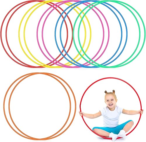 Aro de ejercicio de plástico para niños y adultos, equipo de fitness, entrenamiento, deportes, gimnasia, regalos para juegos de fiesta, gimnasia, 5