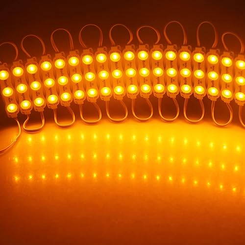 Miniatura 7 de REXTiN Super brillante 200 unids 3 LED módulo tienda luces amarillo 5630 5730 SMD luz decorativa impermeable para letreros de letras escaparates