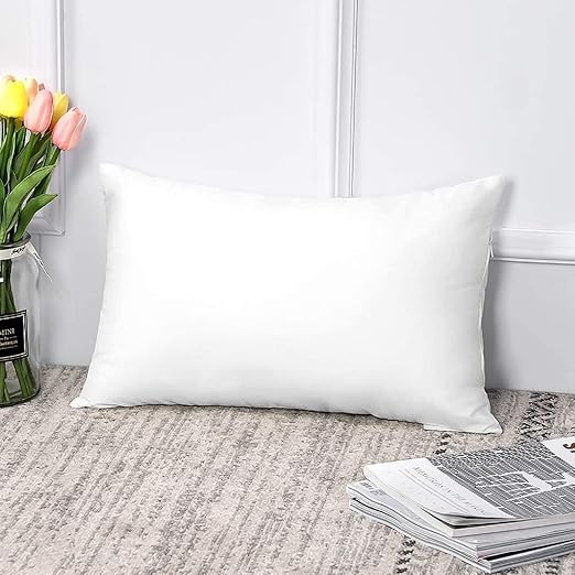 Urbane Home Luxurious 1 Piece Microfiber Pillow Filler - 16X24 Inch, White