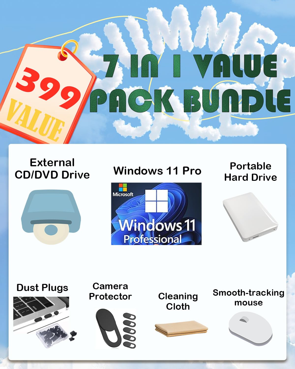 HP All-in-One Desktop Computer, Microsoft Office Lifetime License