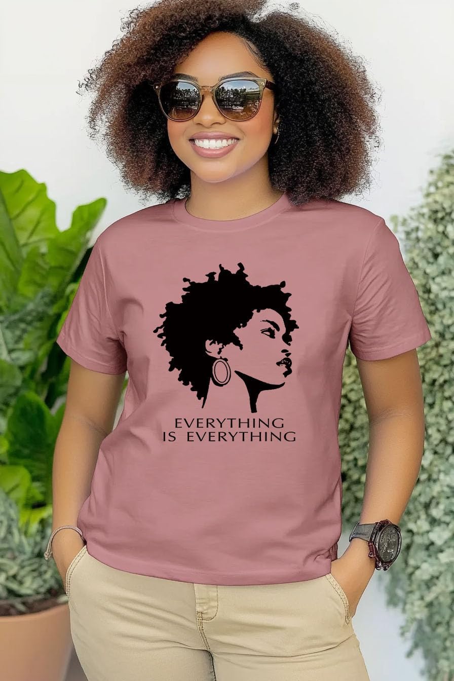 Black History Shirts Black Graphic tees for Men and Women, Magic Fashion Afro American Natural Hair Vintage Melanin T-Shirts - Image 3
