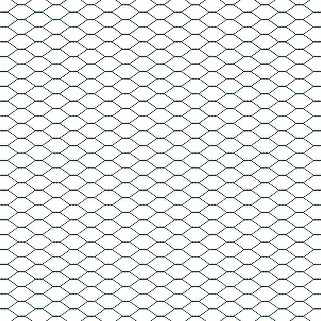 Hexagonzaun Grün aus PVC 1,2 x 50 m, Sichtschutz Zaunelement für Garten und Terrasse, wetterbeständig, blickdicht, als Trennwand und Windschutz für Außenbereich und Vorgarten
