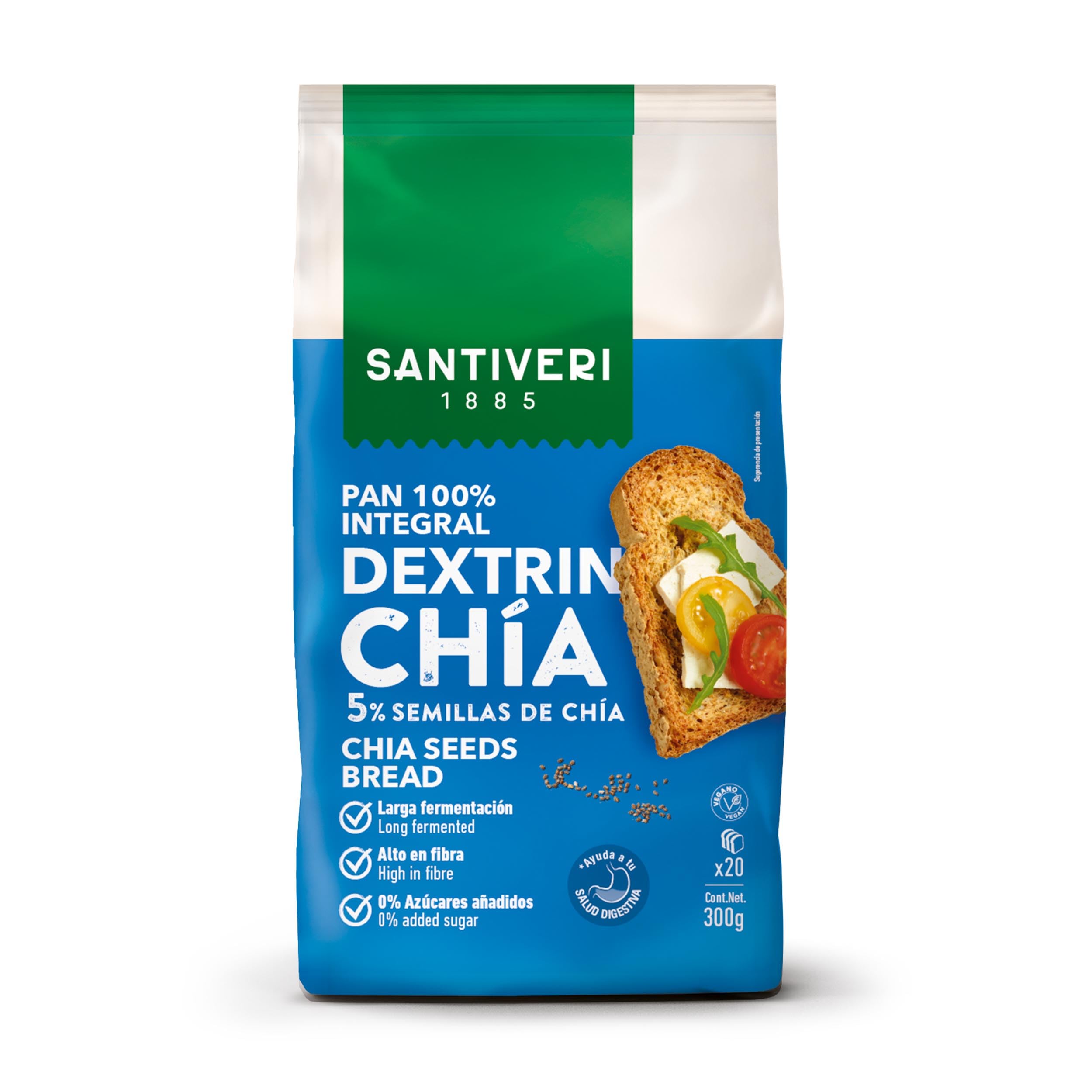 Chia Seed Dextrin Bread 300g
