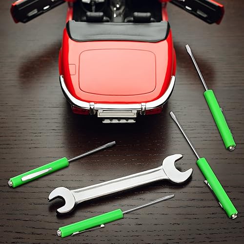 Miniatura 5 de Shimeyao Juego de 20 destornilladores de cabeza plana de bolsillo, pequeños destornilladores magnéticos de bolsillo, mini clips a granel,