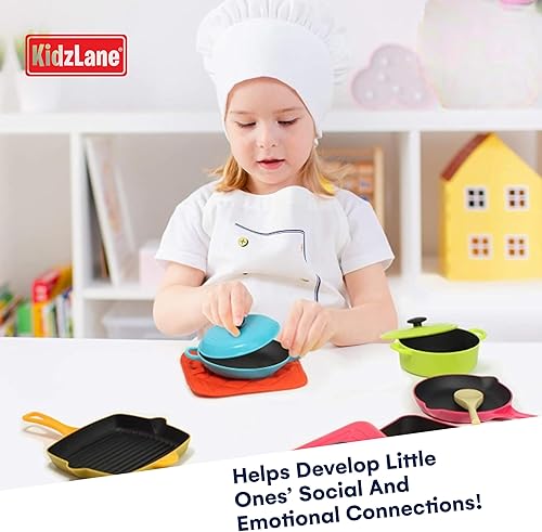 Miniatura 6 de Kidzlane Juego de cafetera para niños, máquina de café de juguete, cafetera de juguete y juego de café de simulación con acción realista, luz y