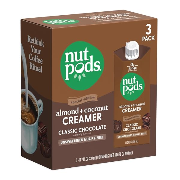 nutpods Classic Chocolate Unsweetened Dairy