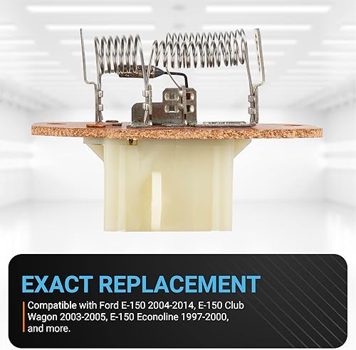 Miniatura 3 de BlueStars - Resistencia de motor soplador 973-013 de alta calidad  Compatible con Ford E-150 E-250 E-350 E-450 E-550 F-250 F-350 F-450 F-550 Super