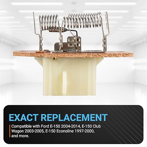 Miniatura 4 de BlueStars - Resistencia de motor soplador 973-013 de alta calidad  Compatible con Ford E-150 E-250 E-350 E-450 E-550 F-250 F-350 F-450 F-550 Super