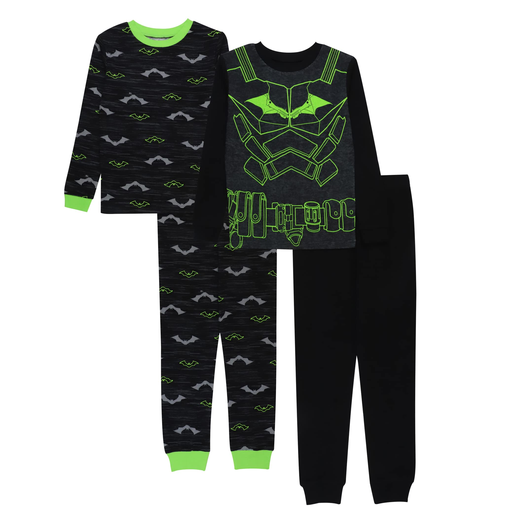 DC Comics boys Justice League Snug Fit Cotton Pajamas Pajama Set (pack of 6)
