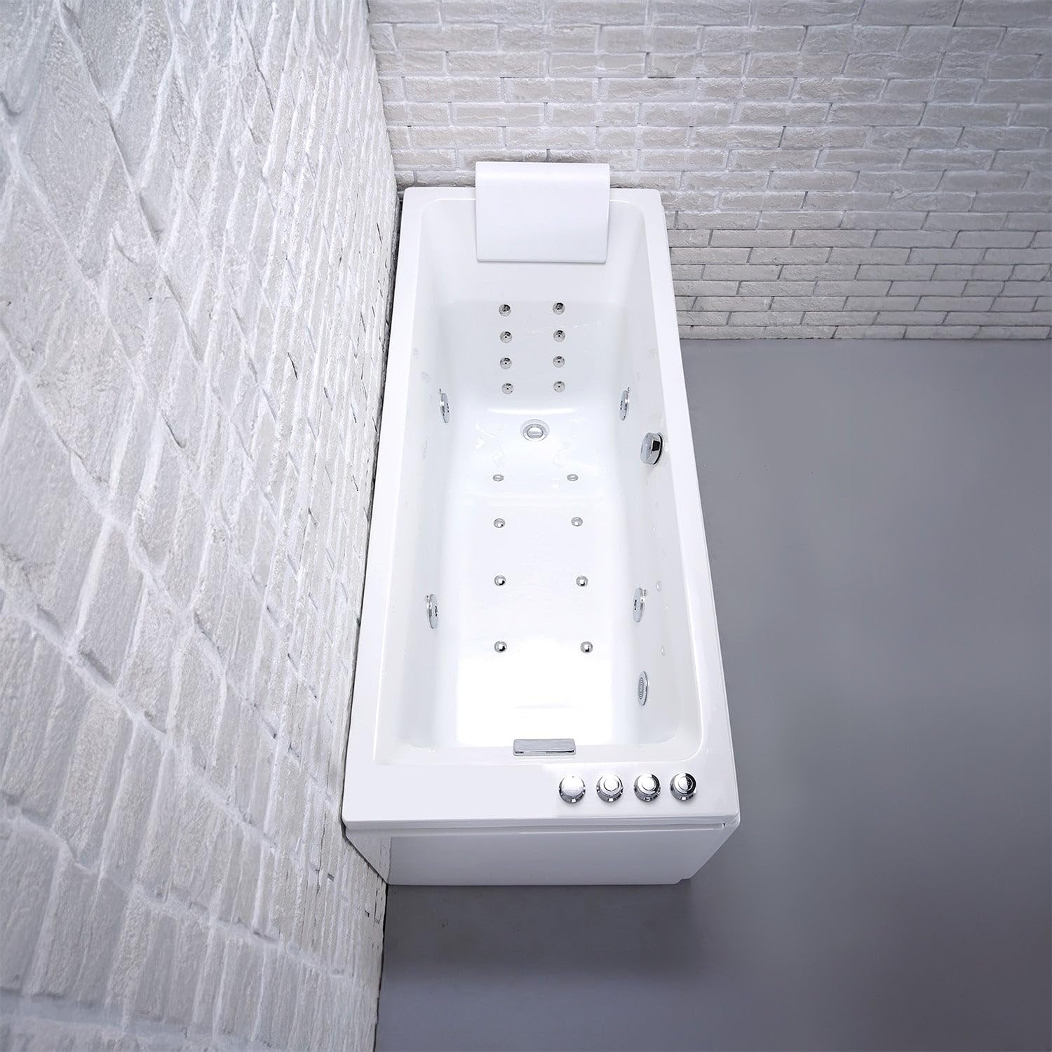 SPALINA TENZO Wave - Bañera de hidromasaje Clásica L. 170 x l. 70 cm