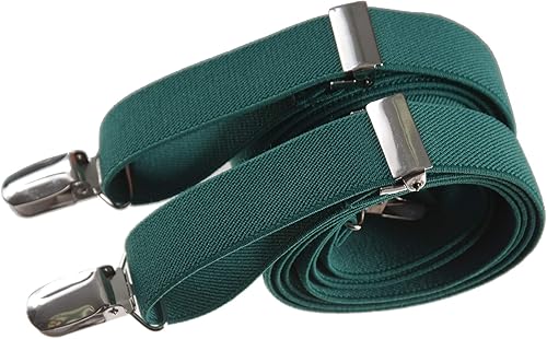 Miniatura 7 de Tuxgear Juego de tirantes ajustables y pañuelo de bolsillo para hombre, varios colores