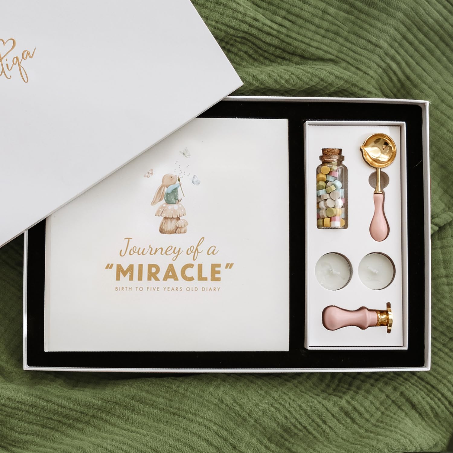 Baby Memory Book Gift Set, Birth to 5 Years Keepsake Journal