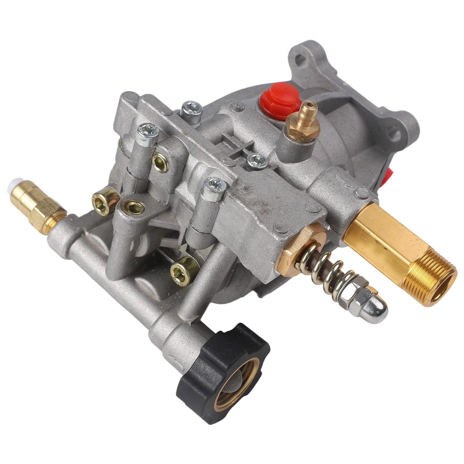 Presión horizontal de eje de 3/4 pulgadas para bomba de lavado 3400 PSI 2.5 GPM, válvula de alivio térmico, para aceite prellenado, arandelas de gas de motor de 180-225 cc