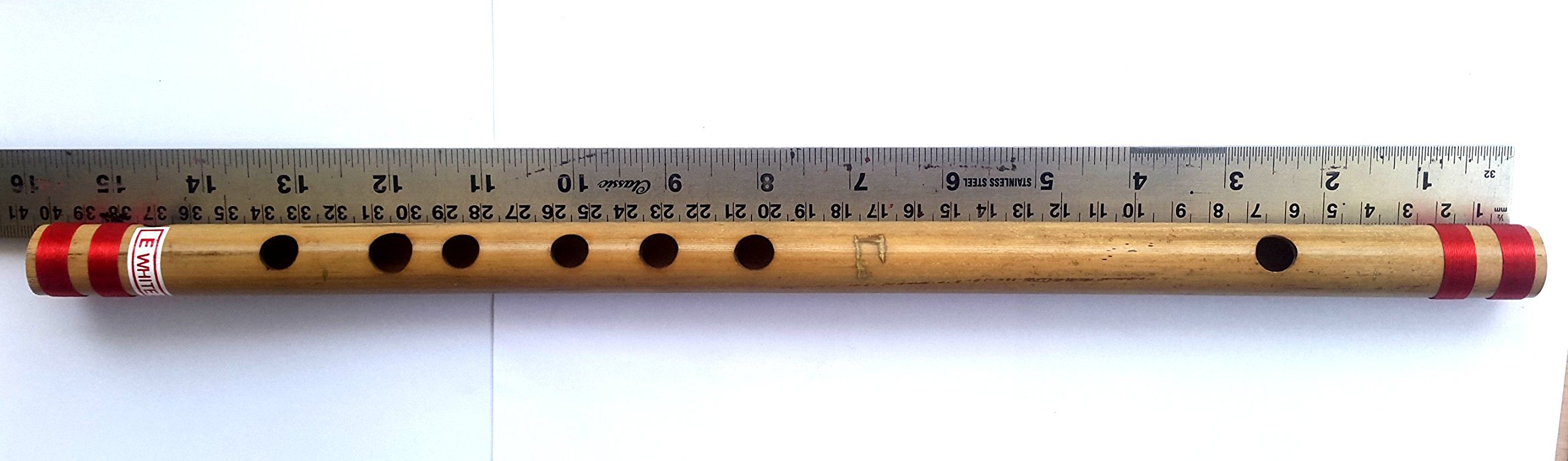 Flauto, piccolo flauto laterale, "E" 40 cm o 16" ca. Bansuri, flauto indiano