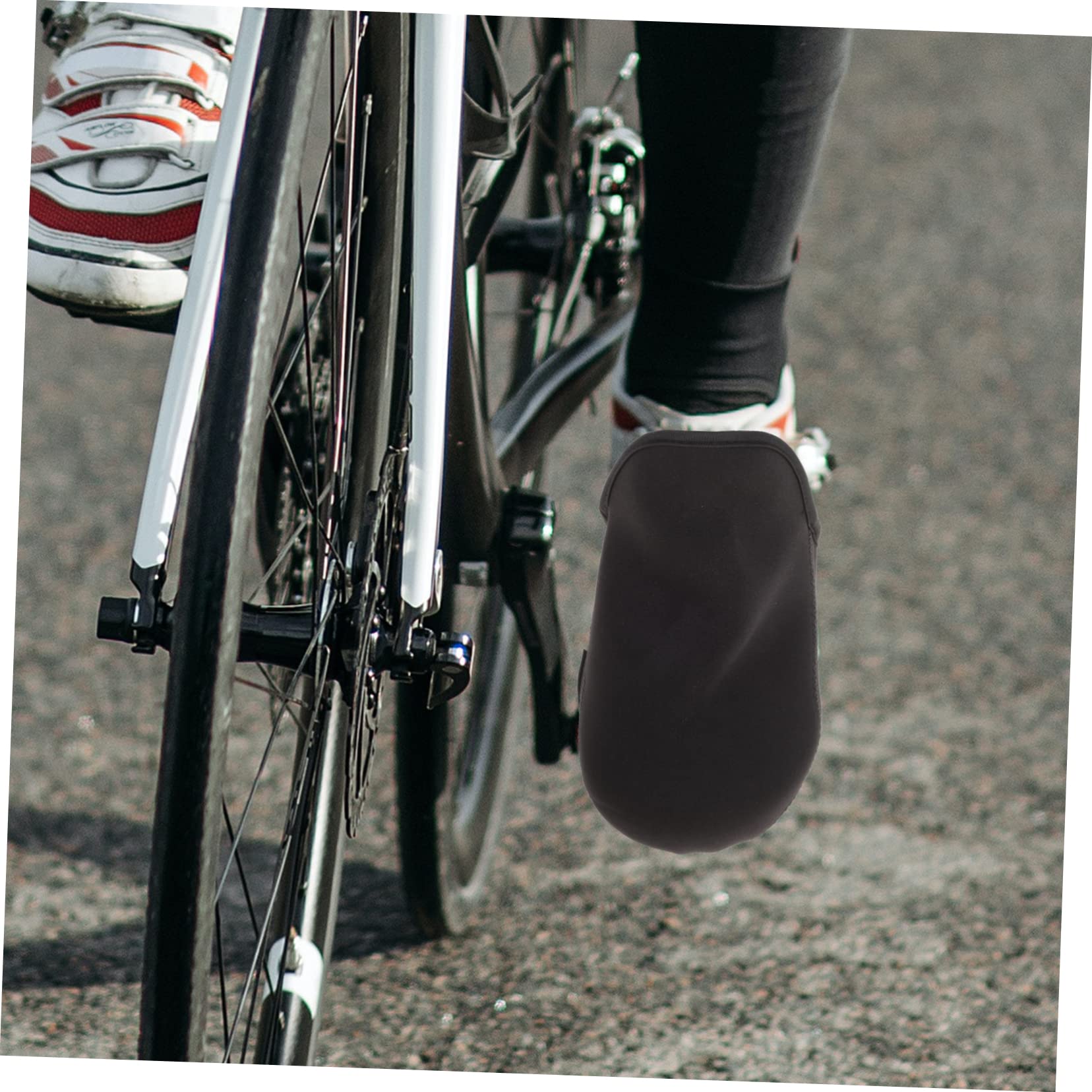 BESPORTBLE Lot De 5 Couvre-Chaussures De Cyclisme – Couvre-Chaussures Coupe Et Réutilisables 2 Pièces X 5