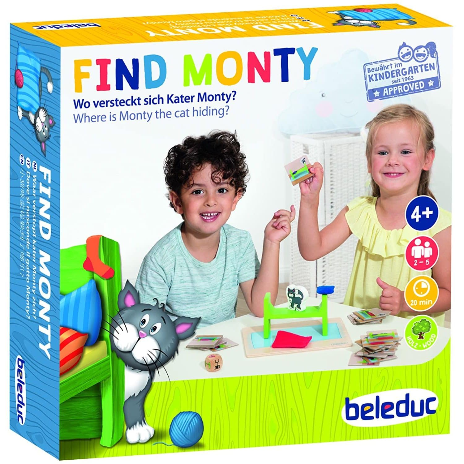 Beleduc 22411 Find Monty Children's and Family Game