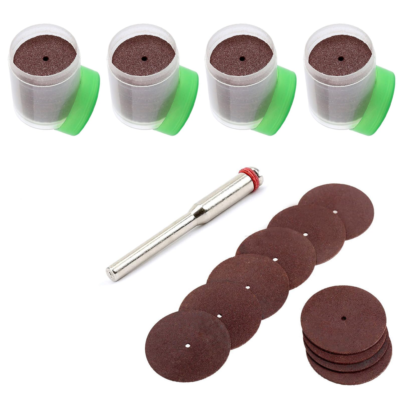 22mm Resin Cutting Discs, 140PCS Mini Resin Cutting Discs Set, Mini Cutting Disc Rotary Tool Set With 3.1mm Mandrel for Dremel Rotary Tools Universal