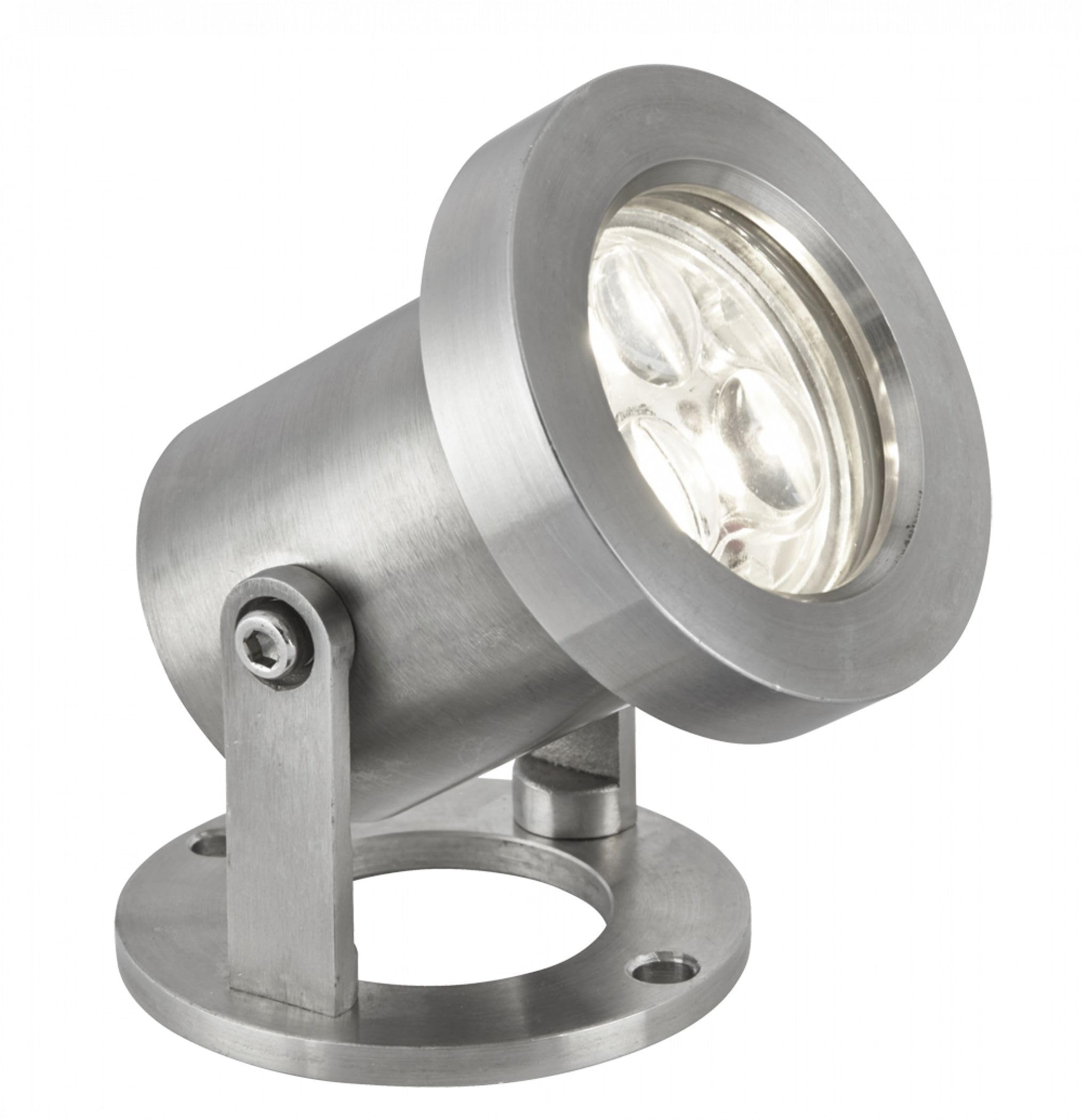 Searchlight Led Outdoor 3 X 1W Led Stainless Steel Spotlight Ip65 Rated
