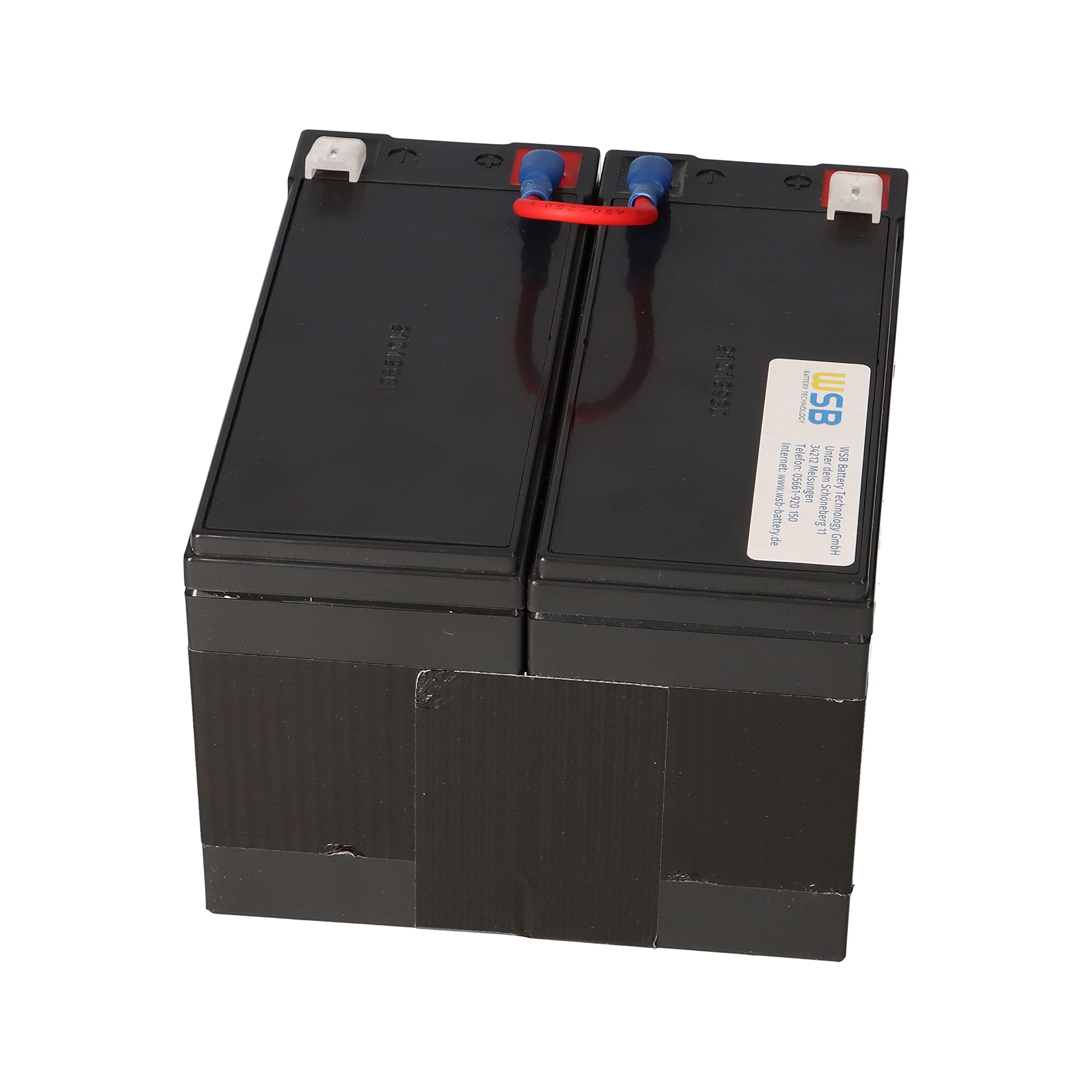 Akku Kompatibel APC Back UPS RS 1200 1500 Ersetzt RBC109 - Akku UPC - Langlebig - Wartungsfrei - Zuverlässig - Ersatzakku