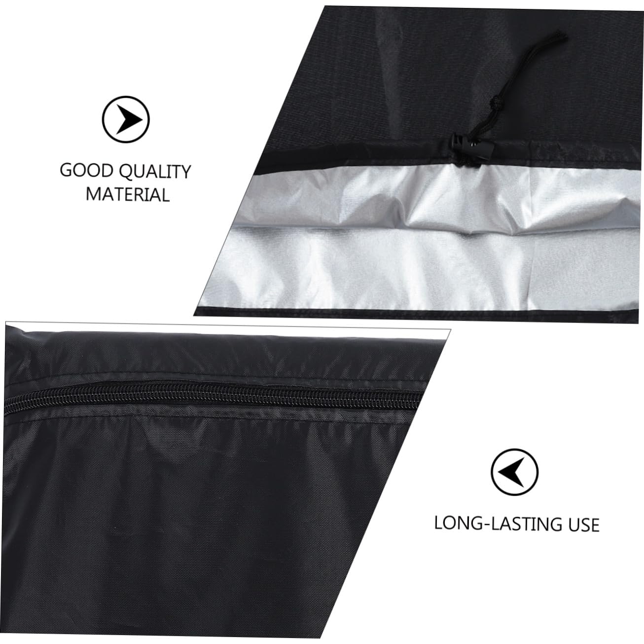 ibasenice Funda para Tabla de Surf Ligera Oxford Protección Exterior contra Polvo y Agua Funda Protectora para Snowboard y Surfboard Negra
