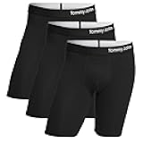 Men’s Underwear, Supima Cool Cotton Boxer Briefs with Contour Pouch and Longer 8