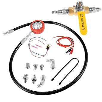 YMT Hpop Test Tool High Pressure & Air Leak Test Gauge Tool Kit Compatiable with Ford 6.0L & 7.3L F250 F350 1994-2007