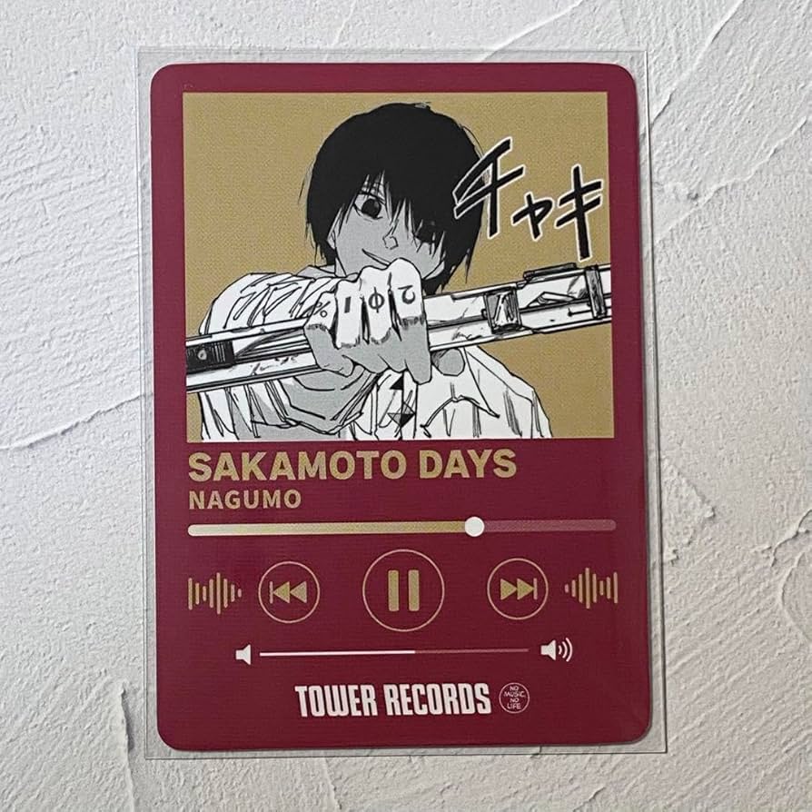 サカモトデイズ タワレコカフェ ミュージック風トレカ 南雲&神々廻
