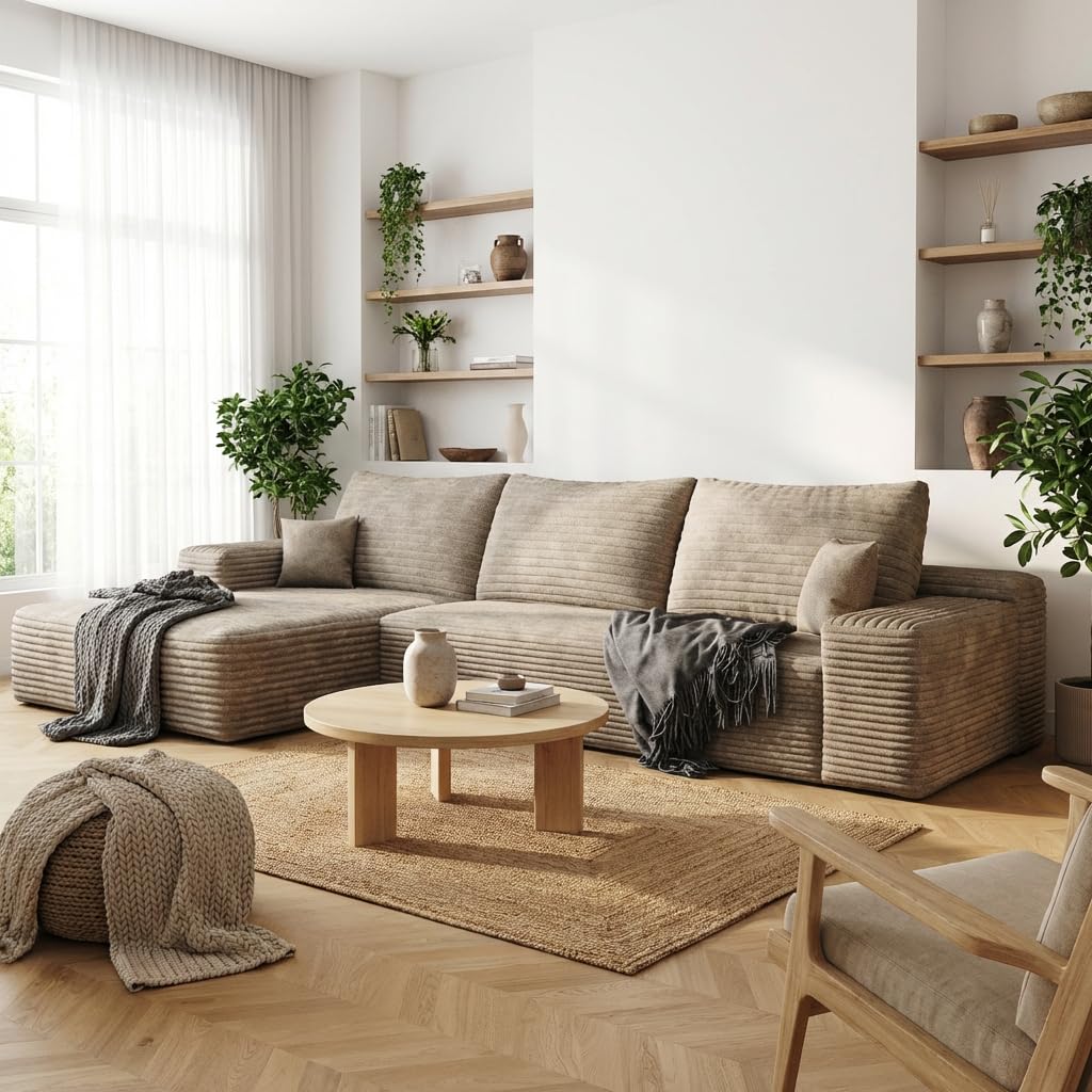View 1 of **Partial Set - Side Piece Only**Eafurn Boneless Modular Sectional Sofa with Chaise