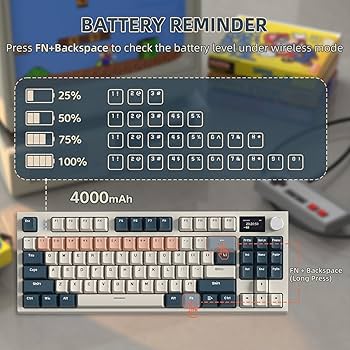 Amazon.com: ATTACK SHARK K86 Wireless Mechanical Keyboard