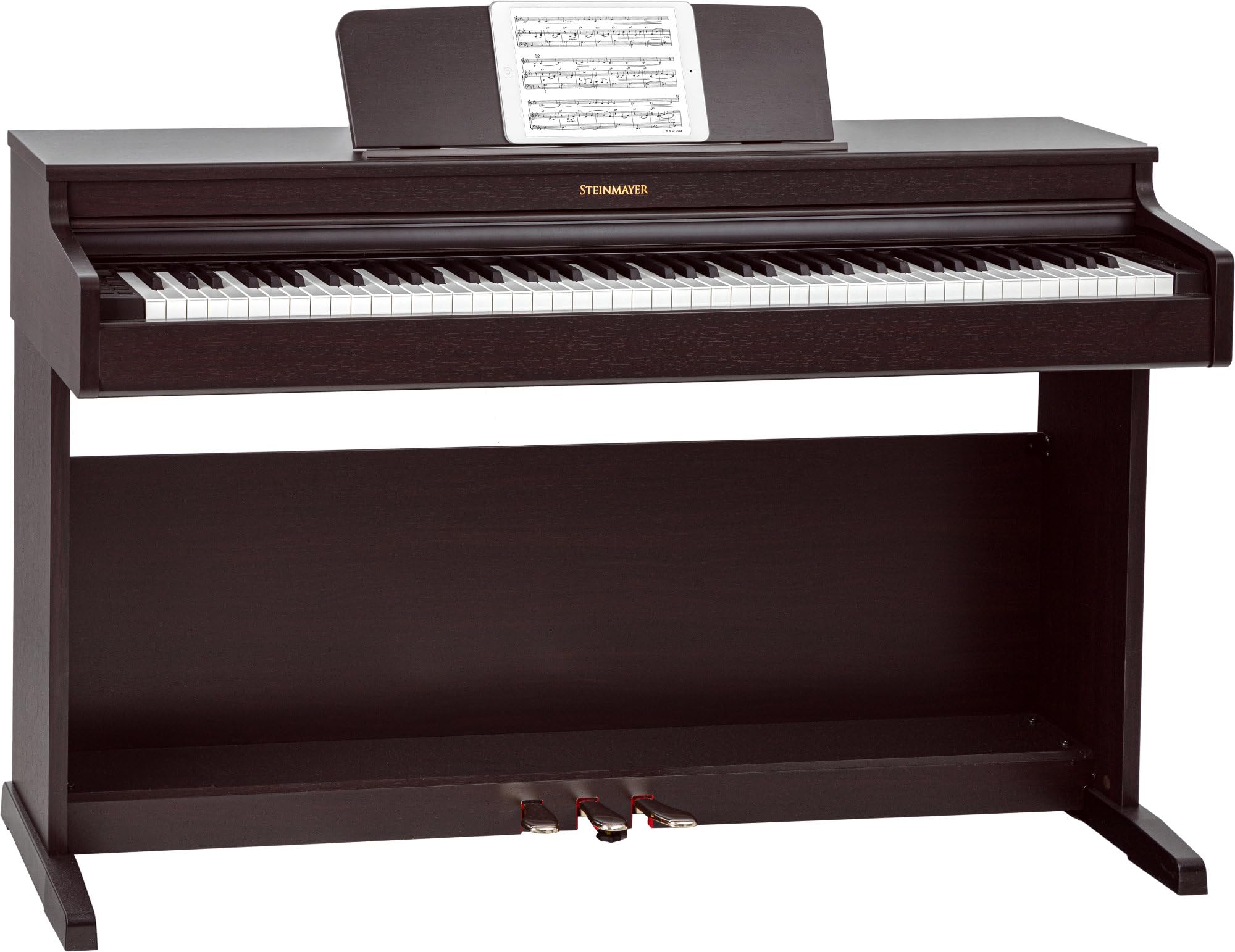 DP-321 RW Digitalpiano - 88 Tasten mit Hammermechanik - Ebony/Ivory Touch - Bluetooth Audio/MIDI - Set inkl. Klavierbank, Kopfhörer und Schule - Rosenholz