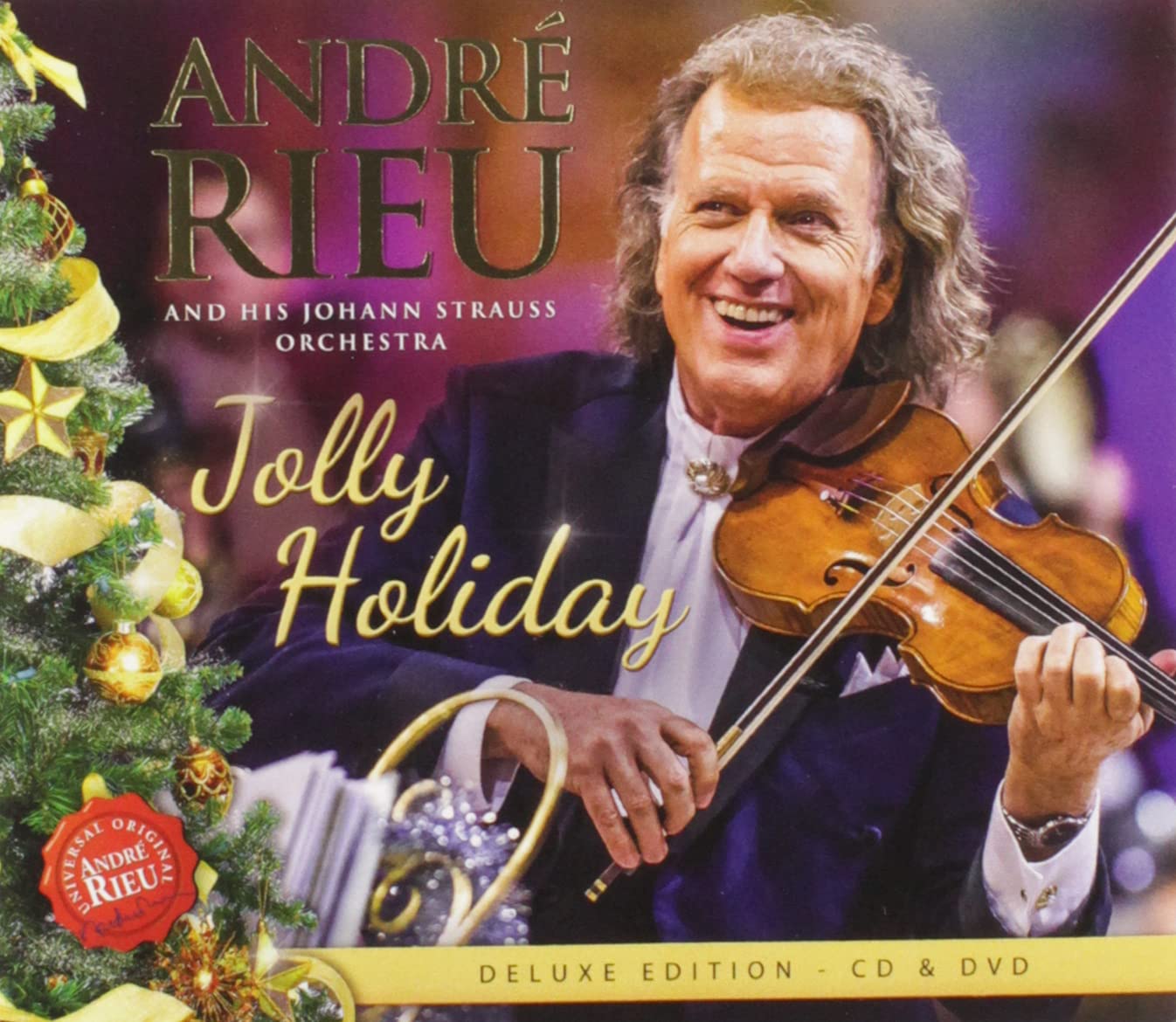 Andre Rieu - Jolly Holliday [CD & DVD] (2020) (Christmas) NEW & SEALED