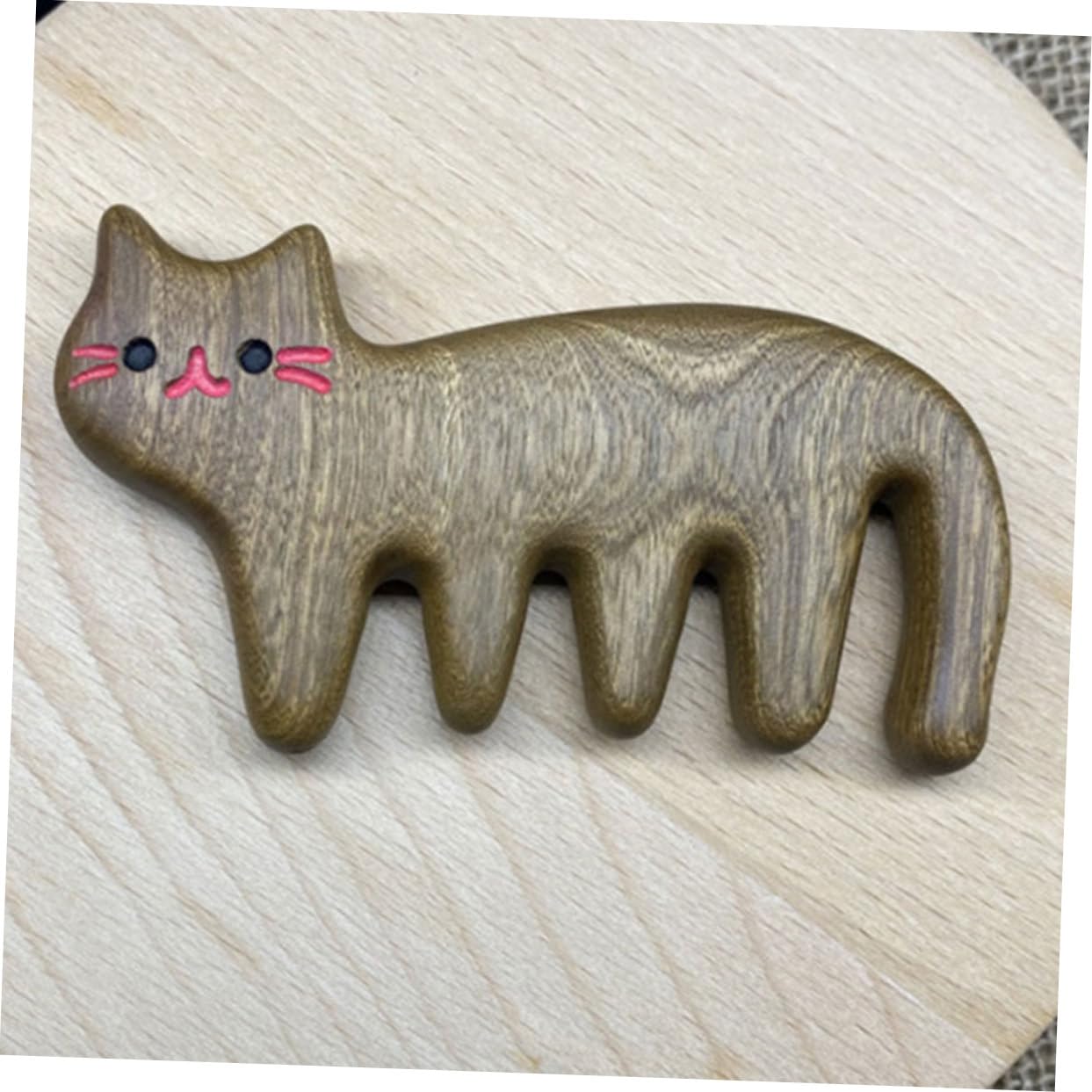 3 Ensembles Peigne Forme De Chat Peigne Démêlant Sans Électricité De Massage Pour Cheveux Pour Types De Cheveux Utilisable Humide Ou Sec 2 Pièces * 3