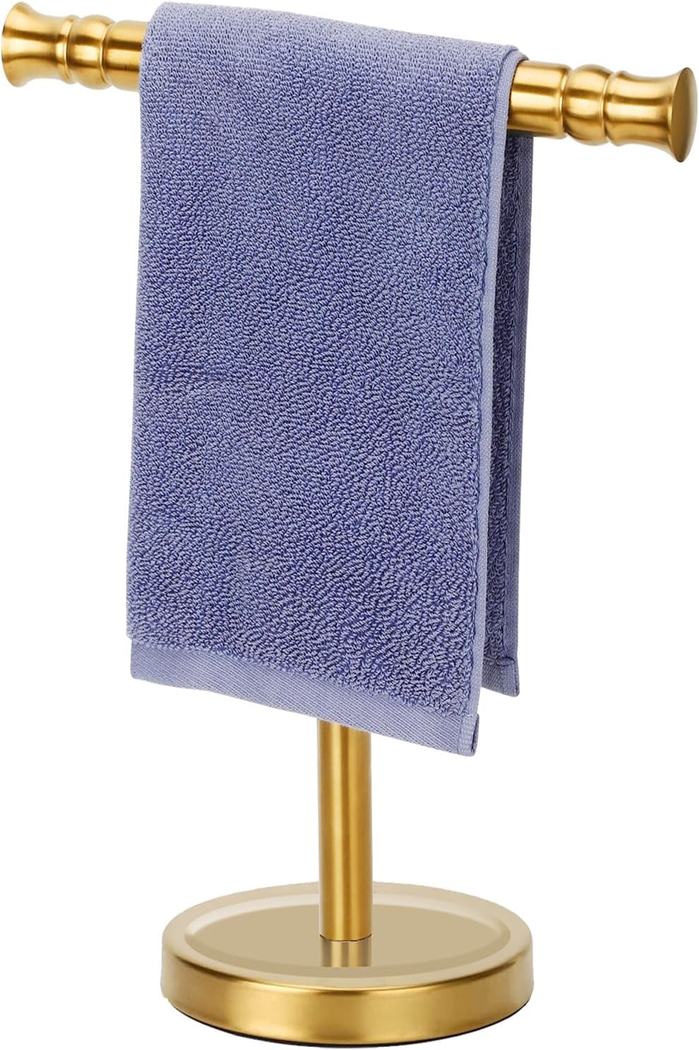 Sfemn Gold Hand Towel Holder Stand for Bathroom Vanity