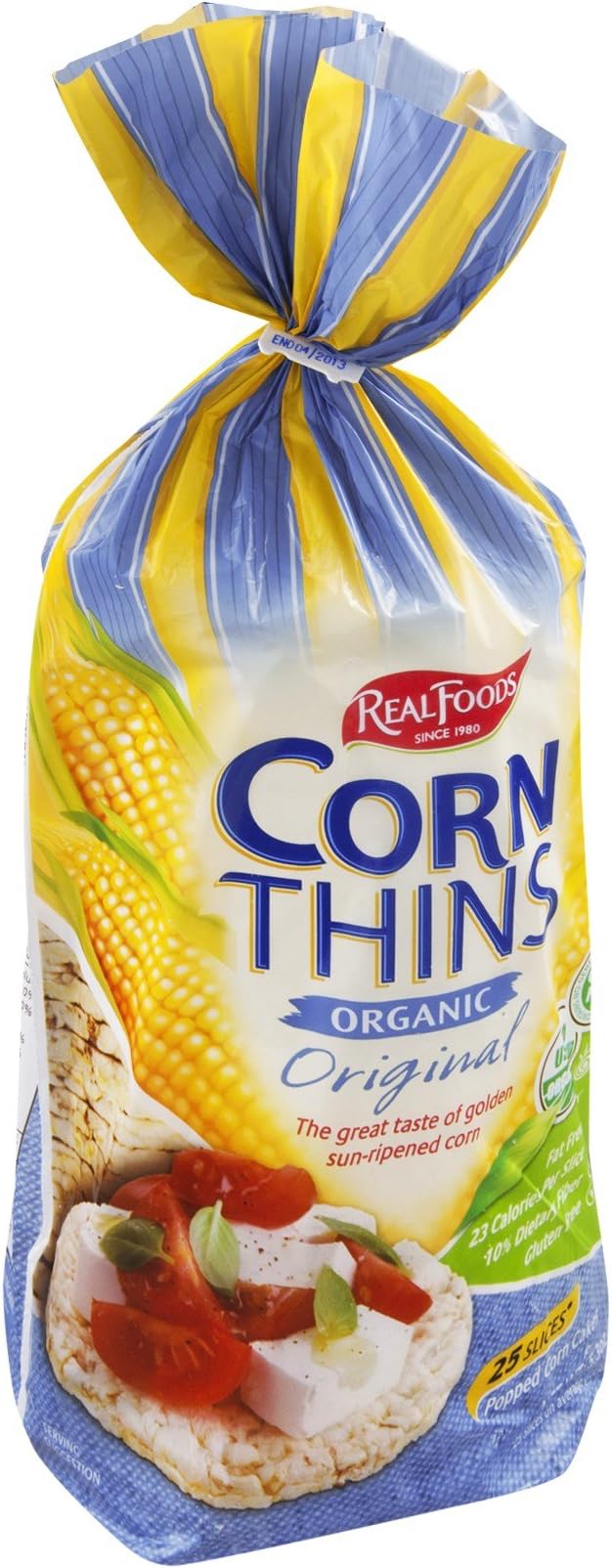 Organic Corn Thins, Original Flavor, 5.3-Ounce Bag (Pack of 12)