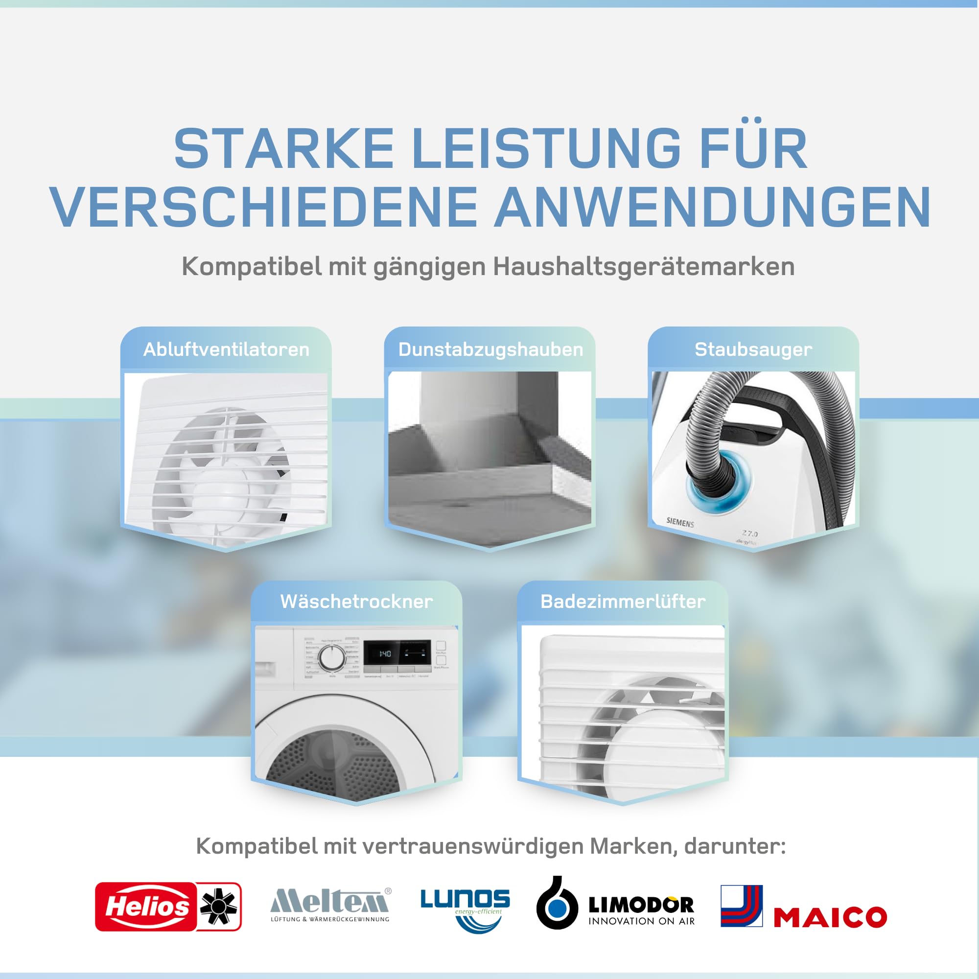 Filter für Dunstabzugshaube 1 * 2 m, G4 Filtermatte Zuschneidbar, Universell Einsetzbarer Luft Filter, Filtervlies Lüftung, Ventilator Filter, Made in EU