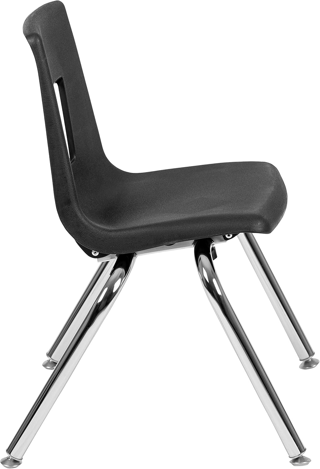 Advantage Black Student Stack School Chair - 14-inch : Office Products