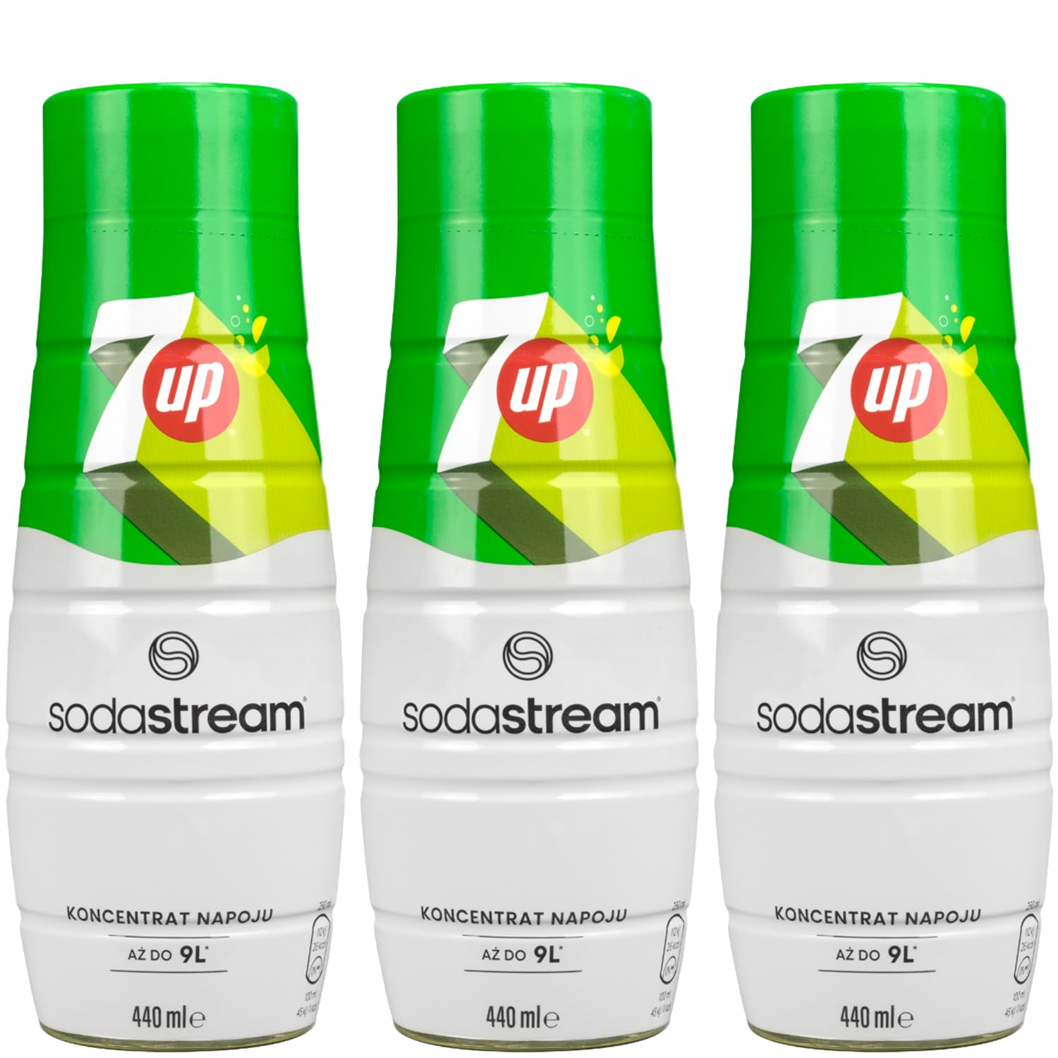 Sodastream 3x SYROP 7UP DO WODY GAZOWANEJ SATURATORA SOK KONCENTRAT